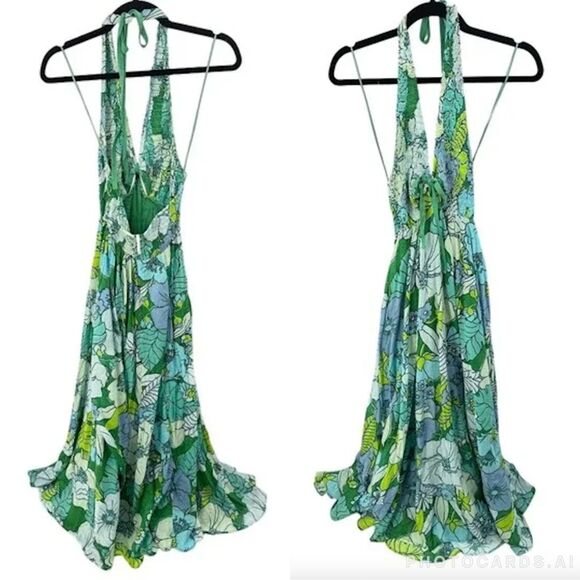 NWT Free People Bayside Florals Maxi Dress Size S - Picture 7 of 16